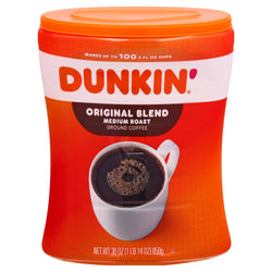 Dunkin Donuts Medium Roast Original Blend Ground Coffee - 30 OZ 4 Pack