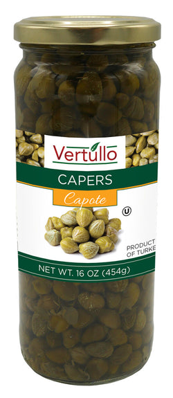 Vertullo Imports Capers - Capote - 16 OZ 12 Pack