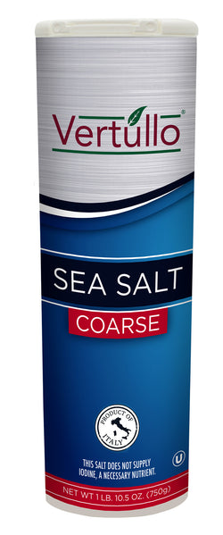 Vertullo Imports Sea Salt Coarse - 26.46 OZ 12 Pack