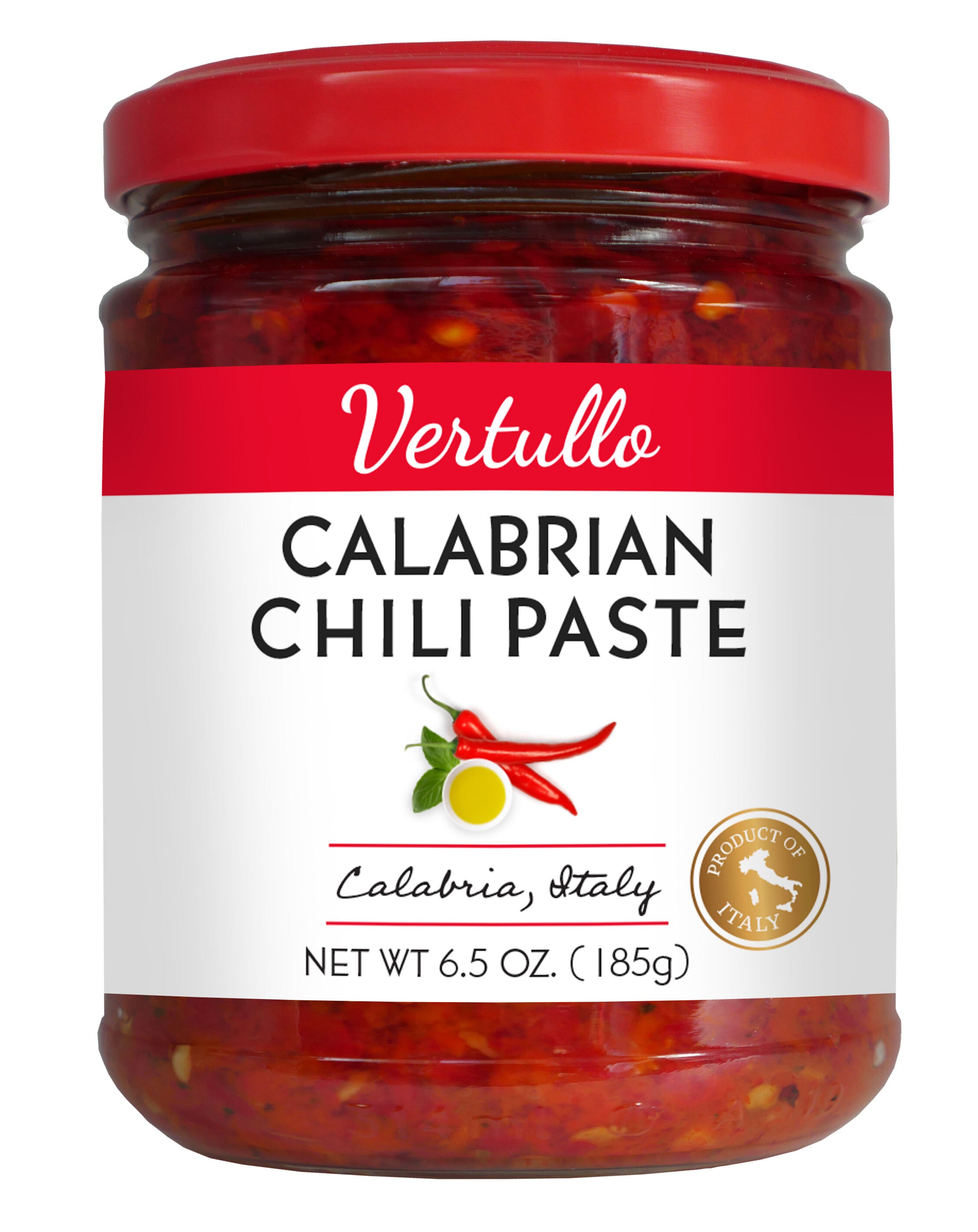 Vertullo Imports Calabrian Chili Paste 6.5 OZ 6 Pack StockUpExpress