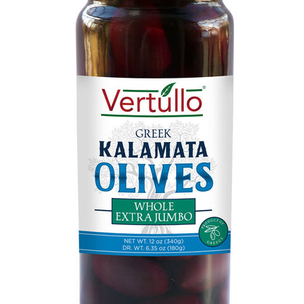 Vertullo Imports Kalamata Olives Whole - 12 OZ 12 Pack