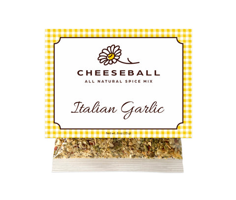 s.a.l.t. sisters Italian Garlic Cheeseball Mix - 0.8 OZ 6 Pack
