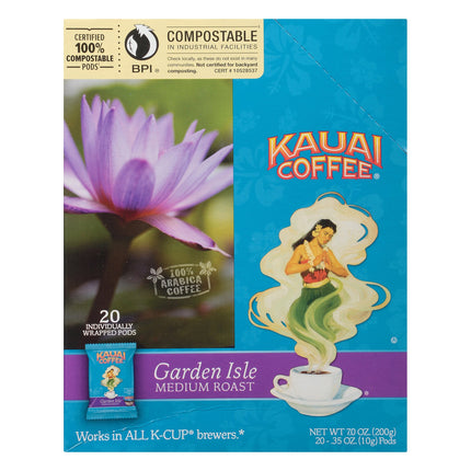 Kauai Coffee Garden Isle K-Cup - 7 OZ 6 Pack