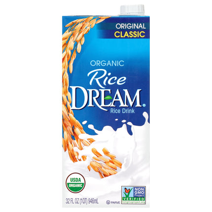 Rice Dream Organic Original Classic Rice Drink - 32 FZ 12 Pack