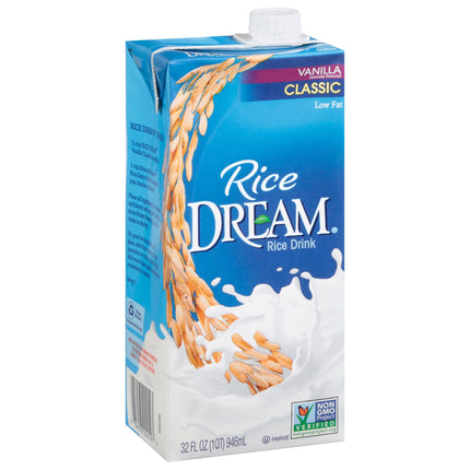 Rice Dream Organic Vanilla Classic Rice Drink - 32 FZ 12 Pack