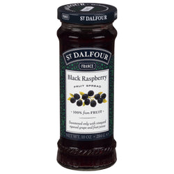 St. Dalfour Black Raspberry Fruit Spread - 10 OZ 6 Pack