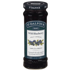 St. Dalfour Blueberry Fruit Spread - 10 OZ 6 Pack