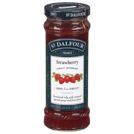 St. Dalfour Strawberry Fruit Spread - 10 OZ 6 Pack
