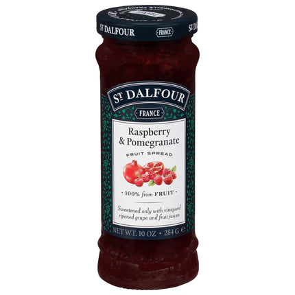 St. Dalfour Red Raspberry & Pomegranate Fruit Spread - 10 OZ 6 Pack