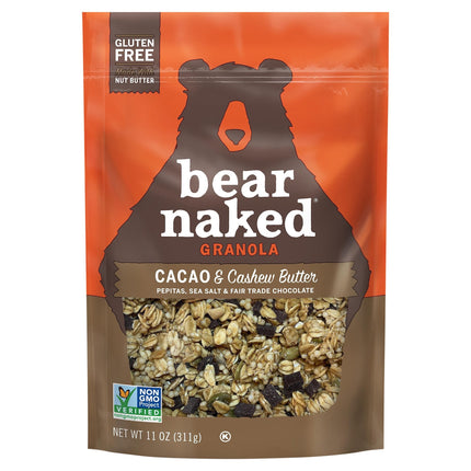 Bear Naked Cacao & Cashew Butter Granola - 11 OZ 6 Pack