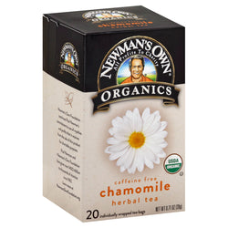 Newman's Own Chamomile Herbal Tea Bags - 20 CT 6 Pack