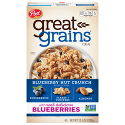Post Great Grains Blueberry Morning Cereal - 13.5 OZ 12 Pack