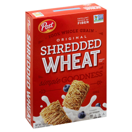 Post Original Shredded Wheat Cereal - 16.4 OZ 6 Pack