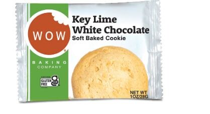 Wow Baking Company Gluten Free Key Lime White Chocolate cookie - 1 OZ 48 Pack