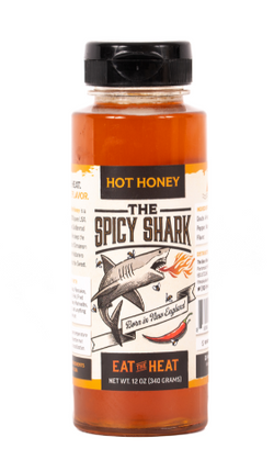The Spicy Shark Hot Honey - 12 FL OZ 12 Pack
