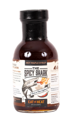 The Spicy Shark Hot Maple Syrup - 8 FL OZ 12 Pack