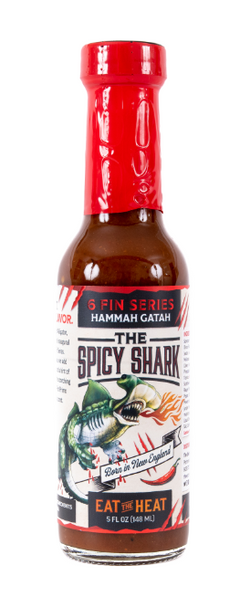 The Spicy Shark Hammah Gatah Hot Sauce (6-Fin Series) - 5 FL OZ 12 Pack