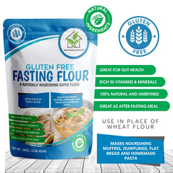 Health Enhanced Foods Gluten Free Fasting Flour - 16 OZ 12 Pack