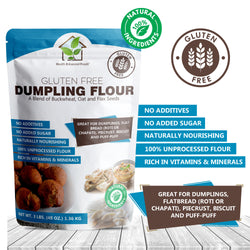 Health Enhanced Foods Gluten Free Dumpling Flour - 16 OZ 12 Pack