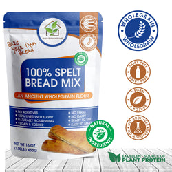 Health Enhanced Foods Spelt Bread Mix - 16 OZ 12 Pack