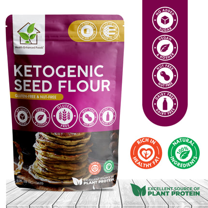 Health Enhanced Foods Ketogenic Seed Baking Mix - 16 OZ 12 Pack