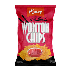 Kravy Foods Kravy Wonton Chips - 5 OZ 12 Pack