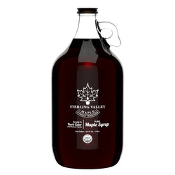 Sterling Valley Maple Certified Organic Maple Syrup: Dark Color/Robust Taste - 0.5 GAL 3 Pack