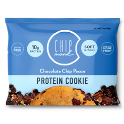 ChipMonk Baking Chocolate Chip Pecan Protein Cookies - 1.6 OZ 12 Pack