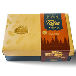 Northwest Expressions Butter Crunch Almond Toffee enrobed in Dark Chocolate - 16 OZ 6 Pack