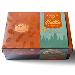 Northwest Expressions Soft Peanut Butter Brittle enrobed in Dark Chocolate - 16 OZ 6 Pack