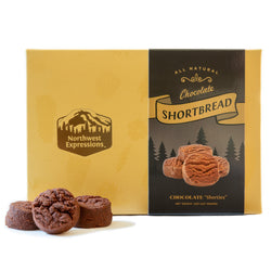 Northwest Expressions Chocolate Shortbread Gift Box - 8 OZ 8 Pack