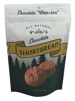 Northwest Expressions Chocolate "Shorties" Shortbread - 4 OZ 12 Pack