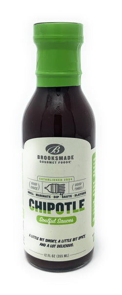 Brooksmade Gourmet Foods Chipotle BBQ Sauce & Marinade - 12 FL OZ 12 Pack