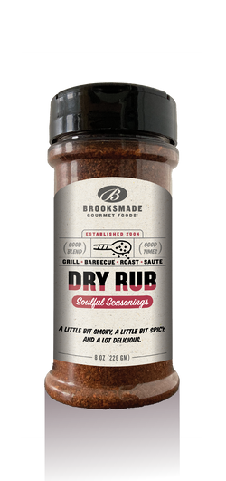 Brooksmade Gourmet Foods Dry Rub & Seasoning - 8 OZ 12 Pack