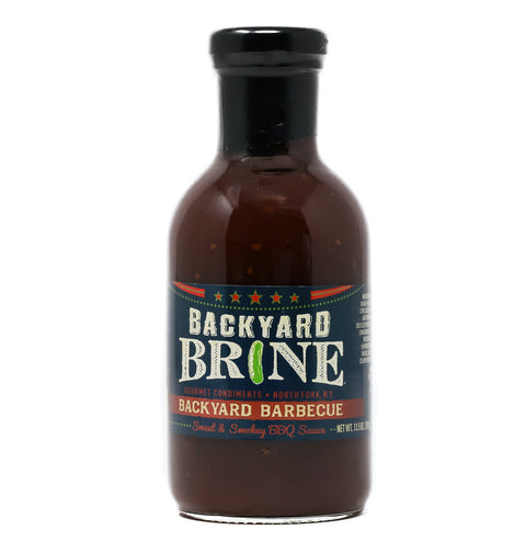 Backyard Brine Backyard Barbecue - Sweet & Smokey BBQ Sauce - 13.5 OZ 12 Pack