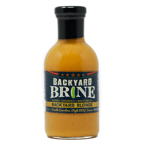 Backyard Brine Backyard Blonde - South Carolina Style BBQ Sauce - 13.5 OZ 12 Pack