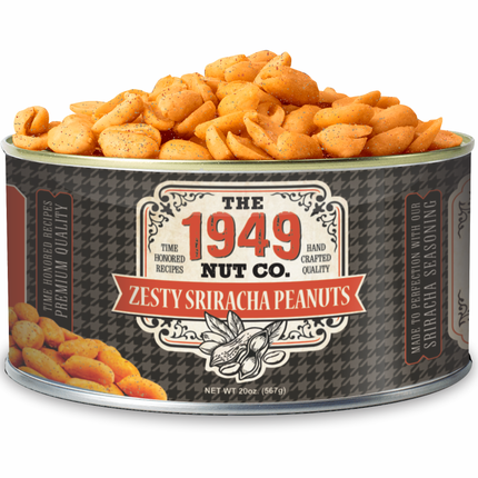 1949 Nut Company Zesty Sriracha Peanuts - 20 OZ 12 Pack