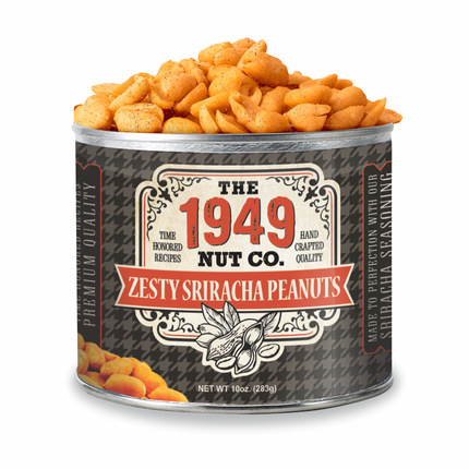 1949 Nut Company Zesty Sriracha Peanuts - 10 OZ 12 Pack