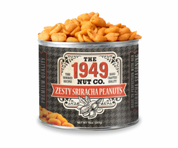 1949 Nut Company Zesty Sriracha Peanuts - 10 OZ 12 Pack