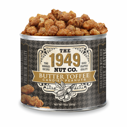 1949 Nut Company Butter Toffee Peanuts - 10 OZ 12 Pack