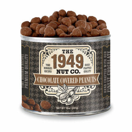 1949 Nut Company Chocolate Covered Peanuts (Seasonal - Ships Oct - Mar) - 10 OZ 12 Pack