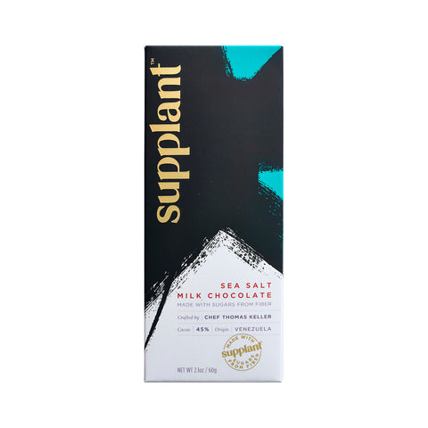 Supplant Sea Salt Chocolate Bar - 2.1 OZ 12 Pack