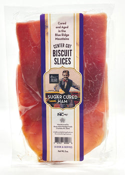 Bruce Julian Heritage Foods Sugar Cured Country Ham Biscuit Slices - 3 OZ 24 Pack