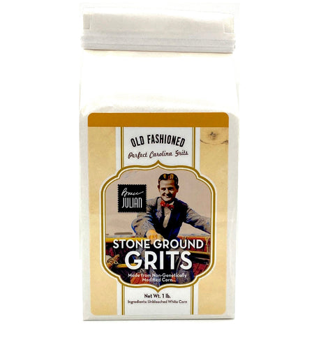 Bruce Julian Heritage Foods Bruce Julian Stone Ground White Grits - 1 LB 12 Pack