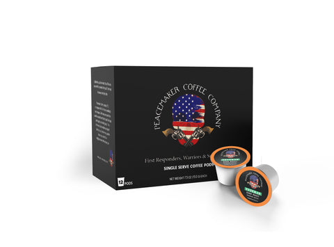 Peacemaker Coffee Company 12 - Count Dark Roast Coffee Pods - 6.34 OZ 10 Pack