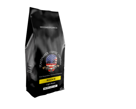 Peacemaker Coffee Company Rookie Light Roast - Ground - 16 OZ 10 Pack