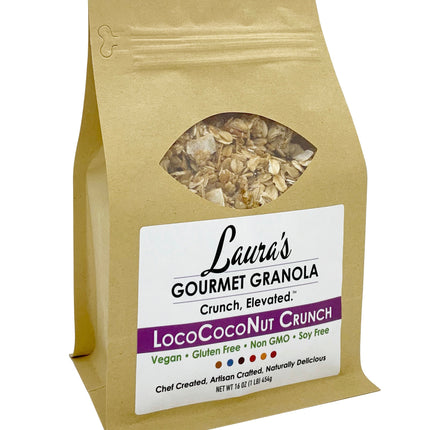 Laura's Gourmet Granola LocoCocoNut Crunch - 16 OZ 6 Pack