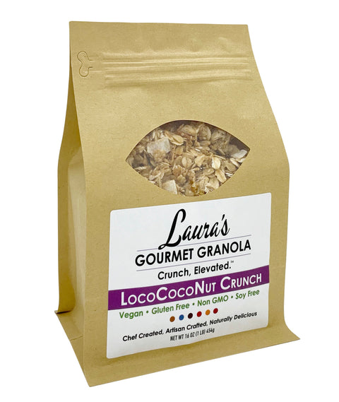Laura's Gourmet Granola LocoCocoNut Crunch - 16 OZ 6 Pack
