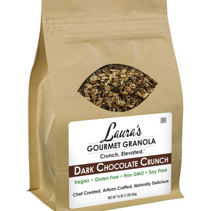 Laura's Gourmet Granola Dark Chocolate Crunch - 16 OZ 6 Pack