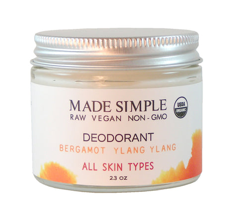 Made Simple Skin Care Bergamot Ylang Ylang Deodorant - 2.3 OZ 8 Pack